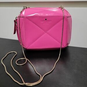 Kate Spade Pink Patent Leather Crossbody Bag